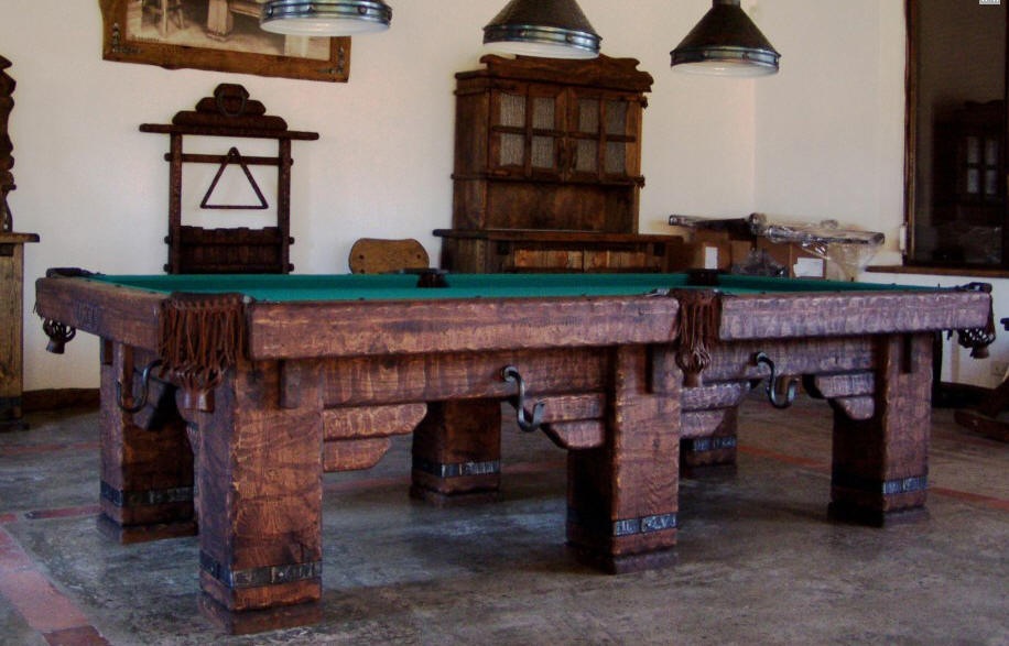 Wild West Log Pool Tables
