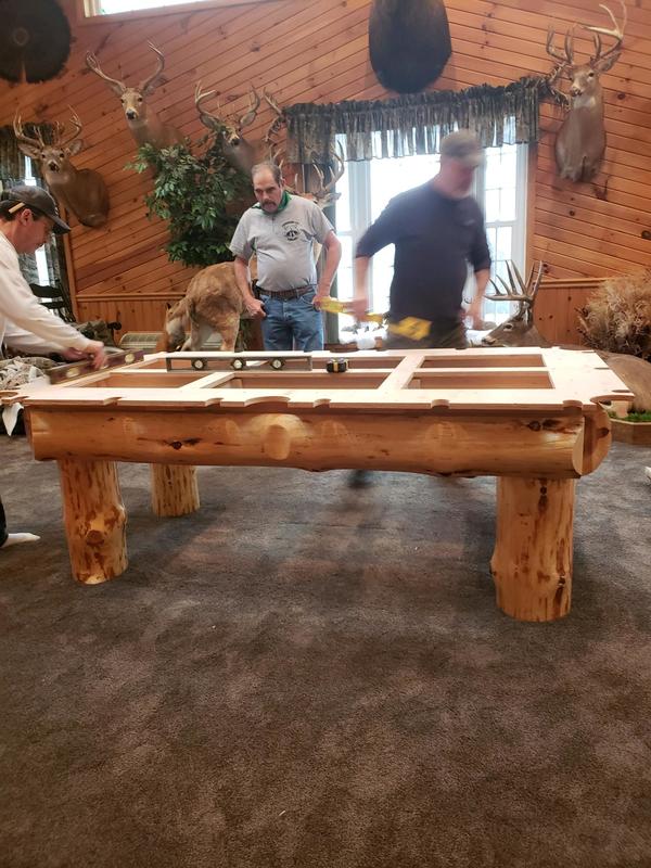 Log Pool Tables by Rustic Billiards