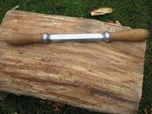 Rustic Log Pool Table Drawknife